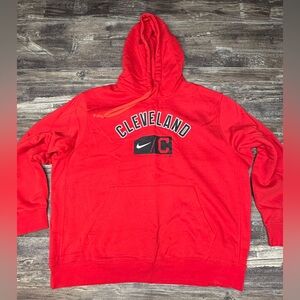 Nike Cleveland Hoodie - Indians or Guardians - 3XL - Red and Navy - Great UC